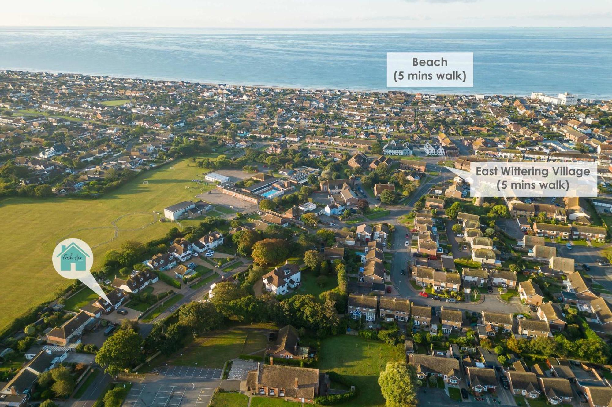 Spacious Home For 8 In Witterings - Walk To Beach East Wittering Kültér fotó